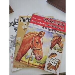 Vtg 70s Walter T. Foster How To Paint Horses, Floral, Animals, Landscapes Ect 3
